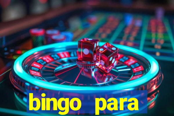 bingo para despedida de solteira para imprimir